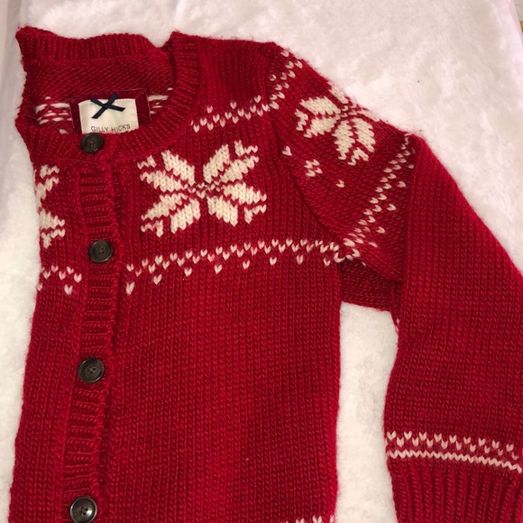 Gilly Hicks Sweaters - Gilly Hicks Medium Chunky White Snowflake Sweater